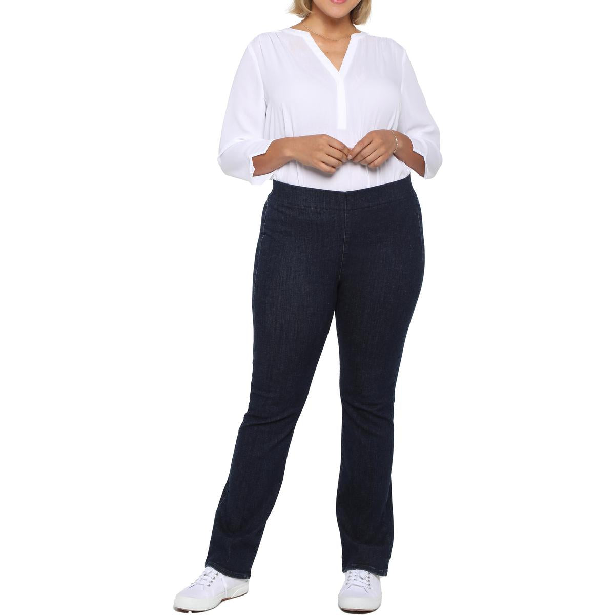 Женские джинсы Plus с эффектом стрейч и расклешенные к низу NYDJ, Langley
Женские джинсы Plus с эффектом стрейч и расклешенные к низу NYDJ, Langley