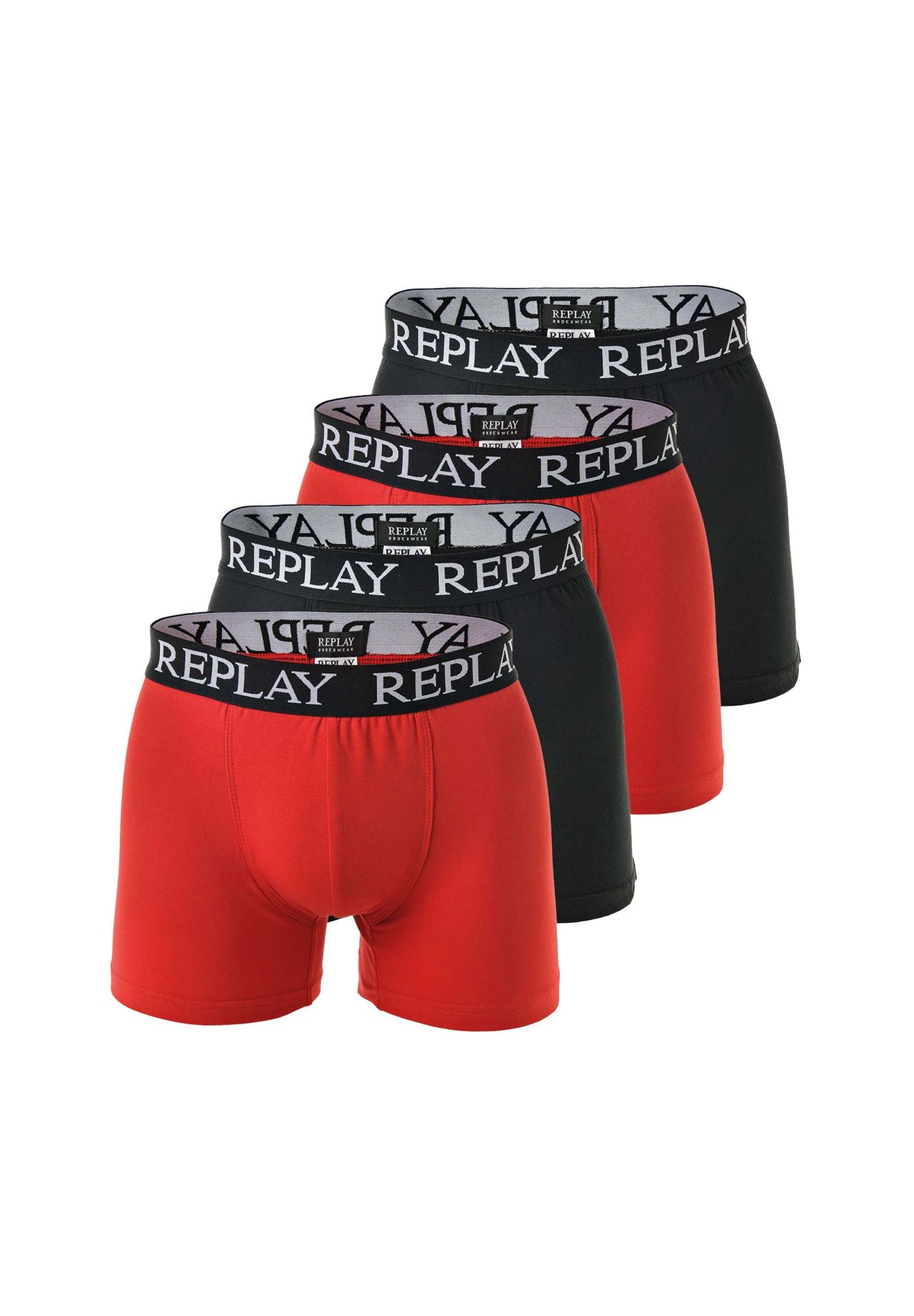 Мужские боксеры, 4 шт в упаковке, хлопок стрейч REPLAY, цвет Rot/schwarz
Мужские боксеры, 4 шт в упаковке, хлопок стрейч REPLAY, цвет Rot/schwarz