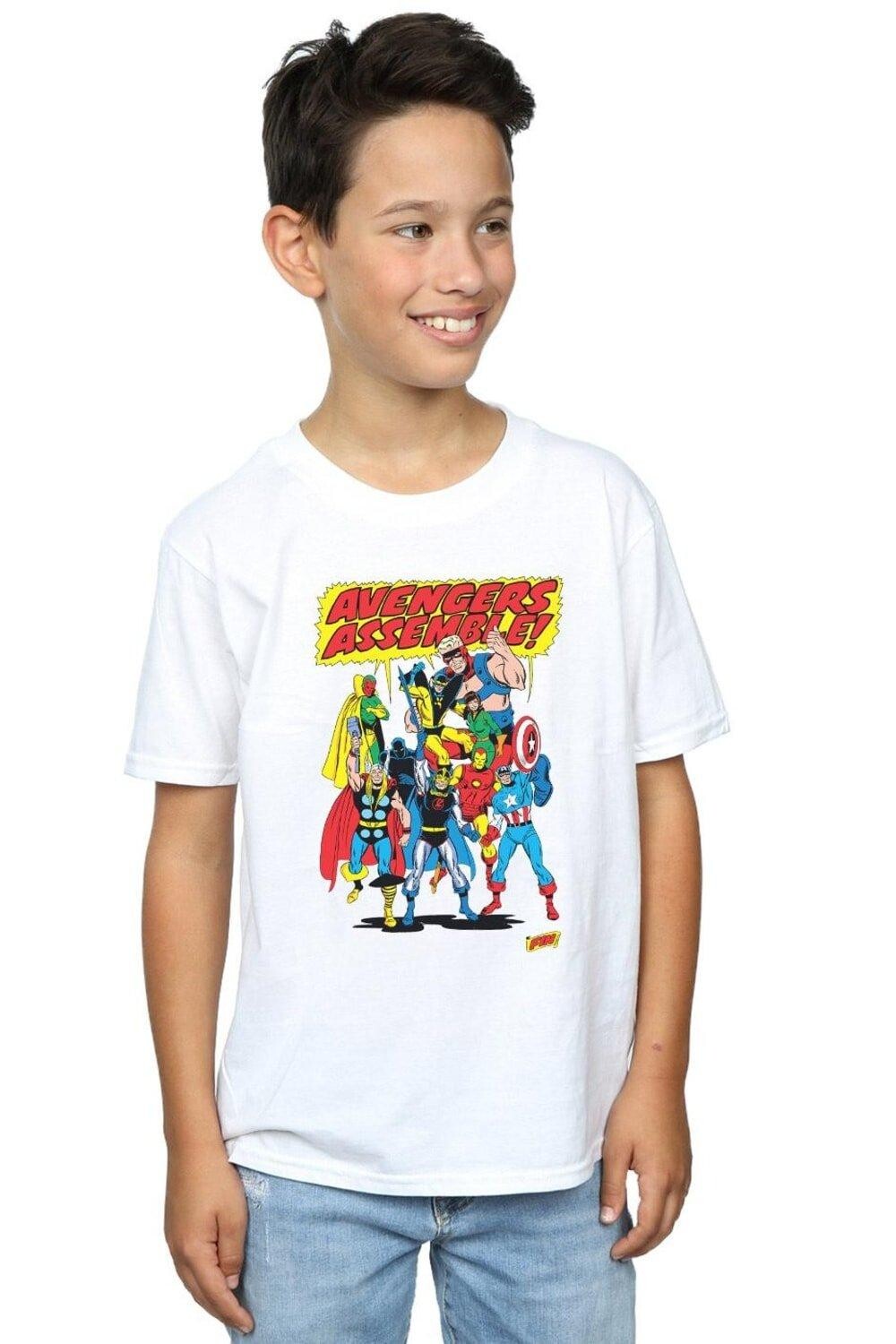 Футболка «Мстители собери» Marvel Comics, белый
Футболка «Мстители собери» Marvel Comics, белый