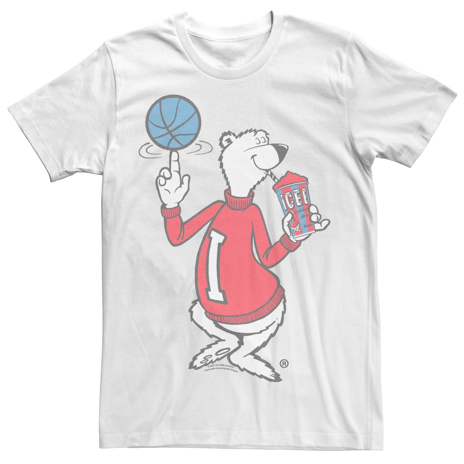 Мужская баскетбольная футболка с портретом белого медведя Icee Licensed Character, Белый, Мужская баскетбольная футболка с портретом белого медведя Icee Licensed Character
Мужская баскетбольная футболка с портретом белого медведя Icee Licensed Character, Белый, Мужская баскетбольная футболка с портретом белого медведя Icee Licensed Character