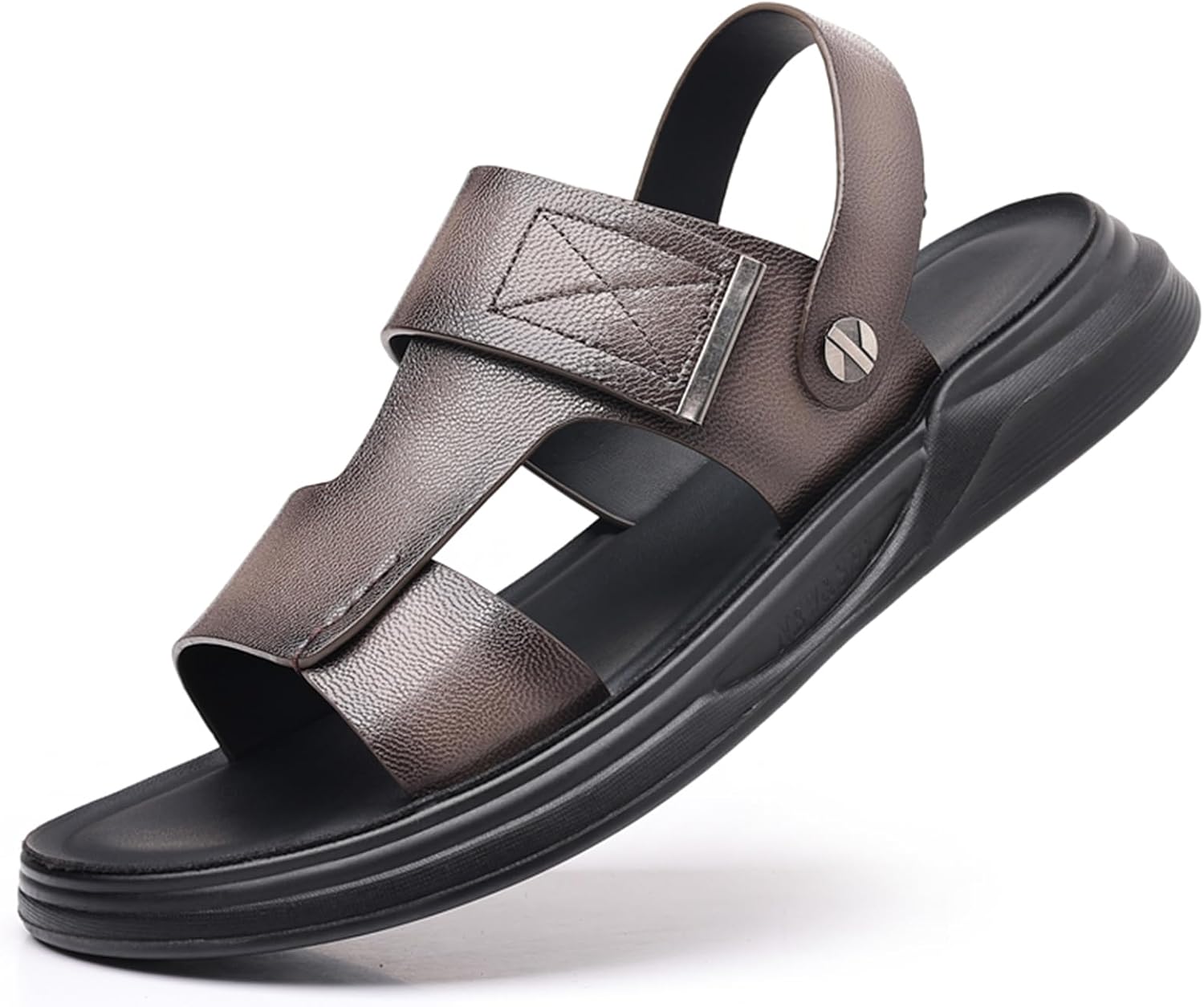 Мужские прогулочные сандалии Abborora на открытом воздухе из натуральной кожи с открытым носком для пляжа, серый
Мужские прогулочные сандалии Abborora на открытом воздухе из натуральной кожи с открытым носком для пляжа, серый