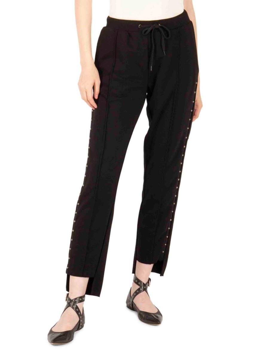 Спортивные брюки Glam Rock Sadye с заклепками и асимметричным подолом Secret Mission, черный
Спортивные брюки Glam Rock Sadye с заклепками и асимметричным подолом Secret Mission, черный