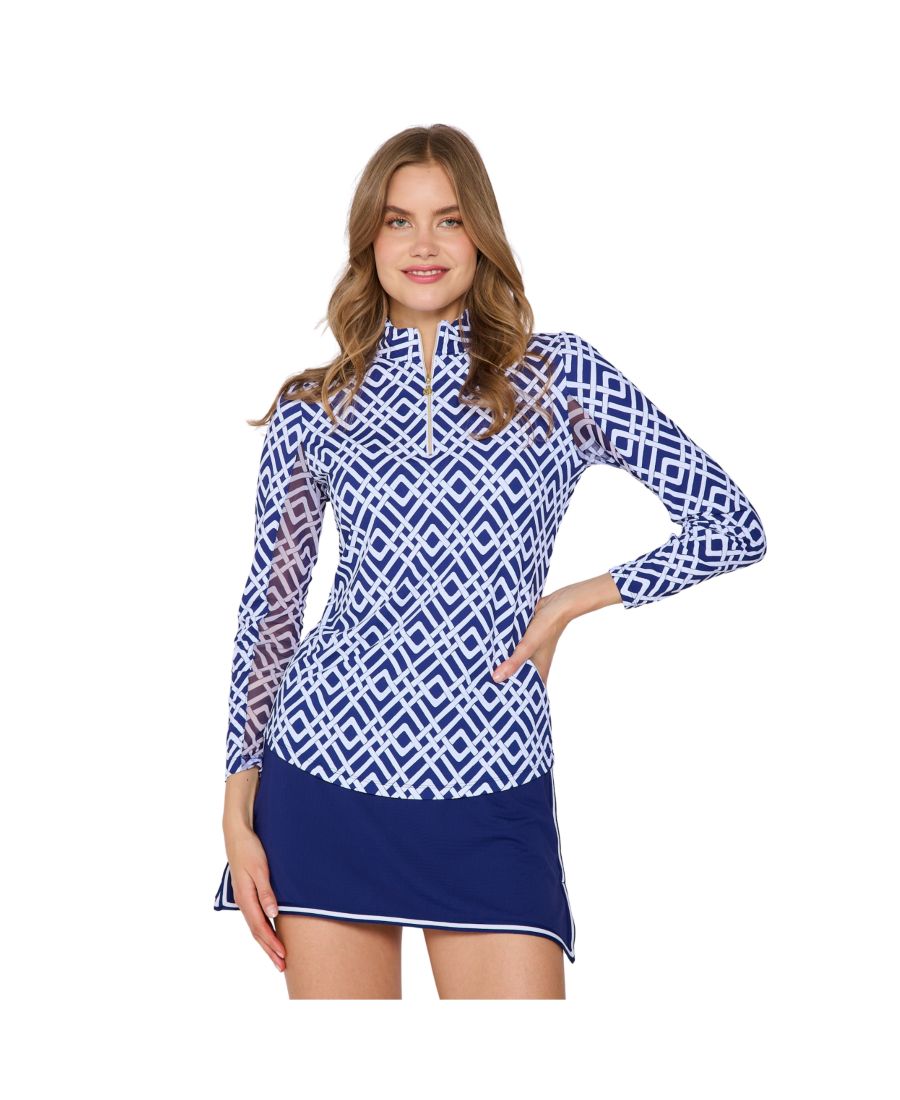 G Lifestyle Женская блузка с длинными рукавами и воротником-стойкой G Lifestyle Clothing, Trelis navy
G Lifestyle Женская блузка с длинными рукавами и воротником-стойкой G Lifestyle Clothing, Trelis navy