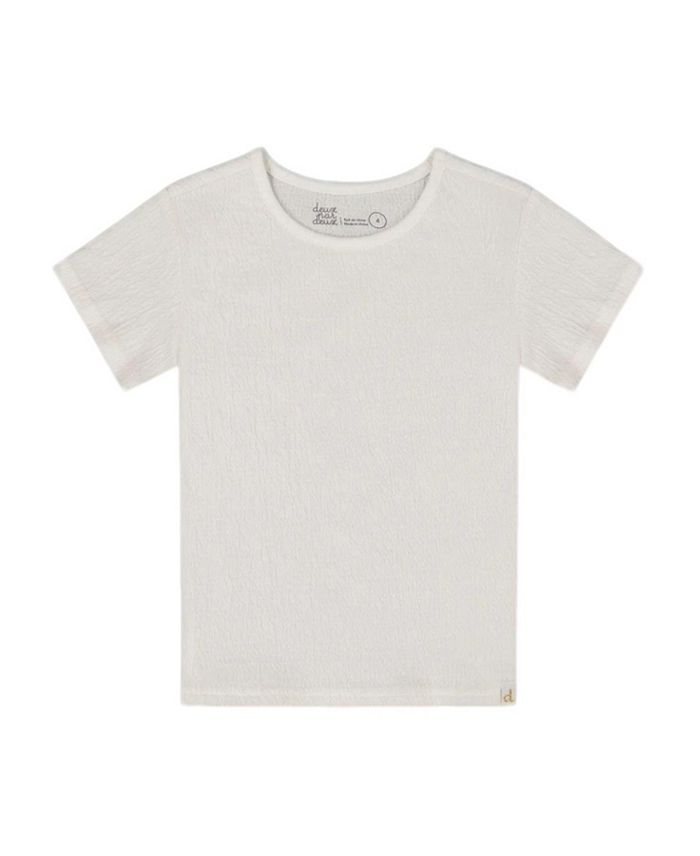 Детская майка с коротким рукавом и эффектом "кринкл" - Baby Deux par Deux, белый
Детская майка с коротким рукавом и эффектом "кринкл" - Baby Deux par Deux, белый