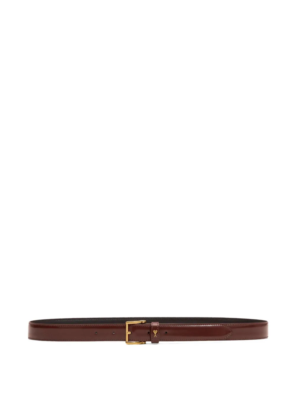 Кожаный ремень с пряжкой AMI Paris, коричневый
Кожаный ремень с пряжкой AMI Paris, коричневый