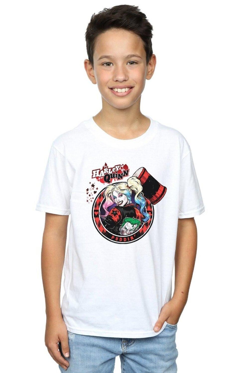 Футболка с нашивкой Harley Quinn Joker DC Comics, белый
Футболка с нашивкой Harley Quinn Joker DC Comics, белый