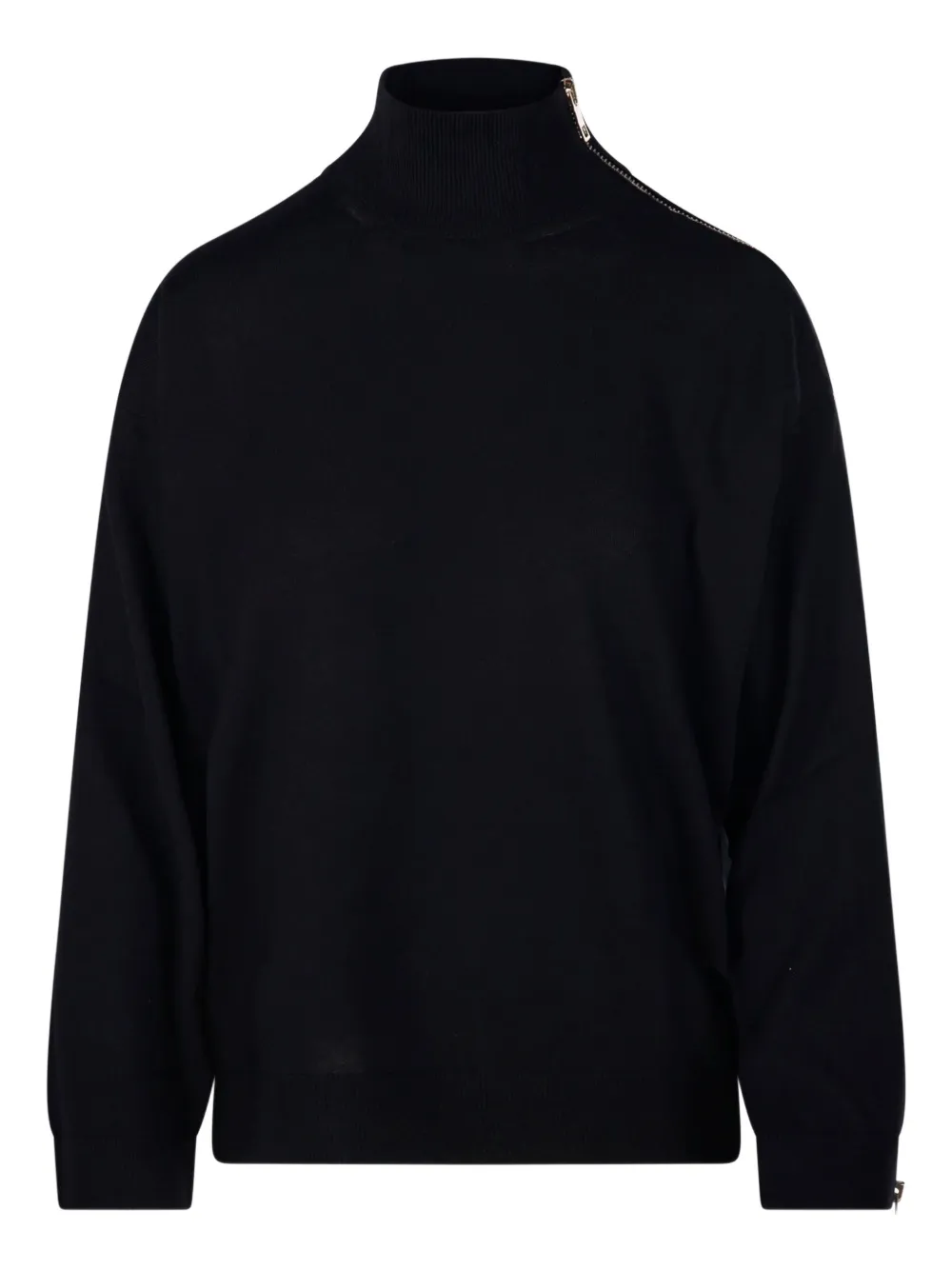Свитер с высоким воротом и молнией Nude, черный
Свитер с высоким воротом и молнией Nude, черный