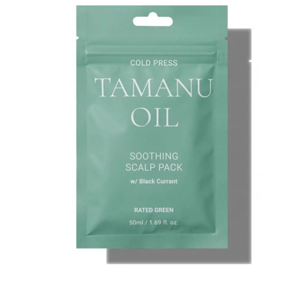 Шампунь Cold press tamanu oil shooting scalp Rated Green, 50 мл. 
Шампунь Cold press tamanu oil shooting scalp Rated Green, 50 мл.
