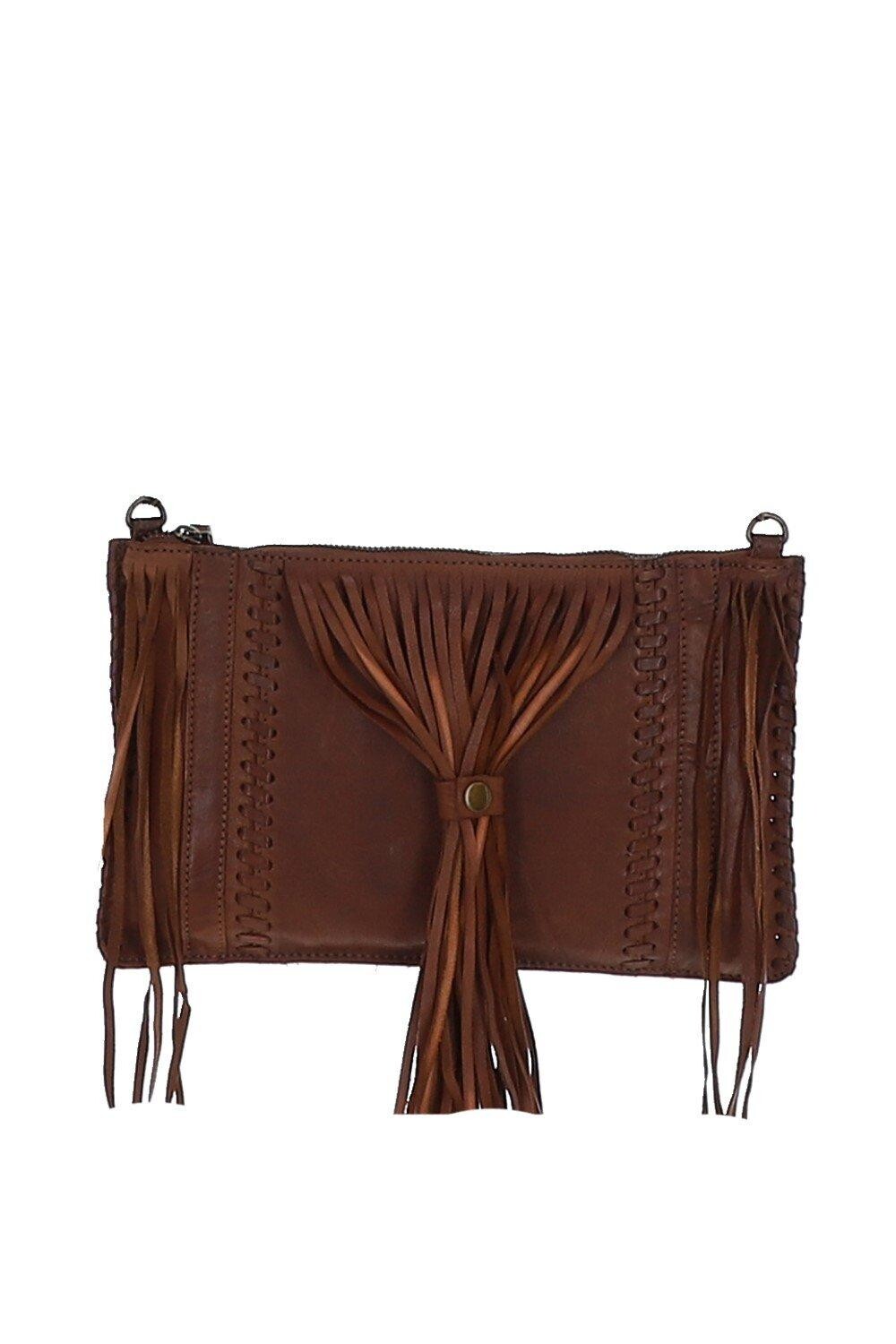 'Ludovica' Кожаная сумка через плечо ручной работы с бахромой Ashwood Leather, коричневый
'Ludovica' Кожаная сумка через плечо ручной работы с бахромой Ashwood Leather, коричневый
