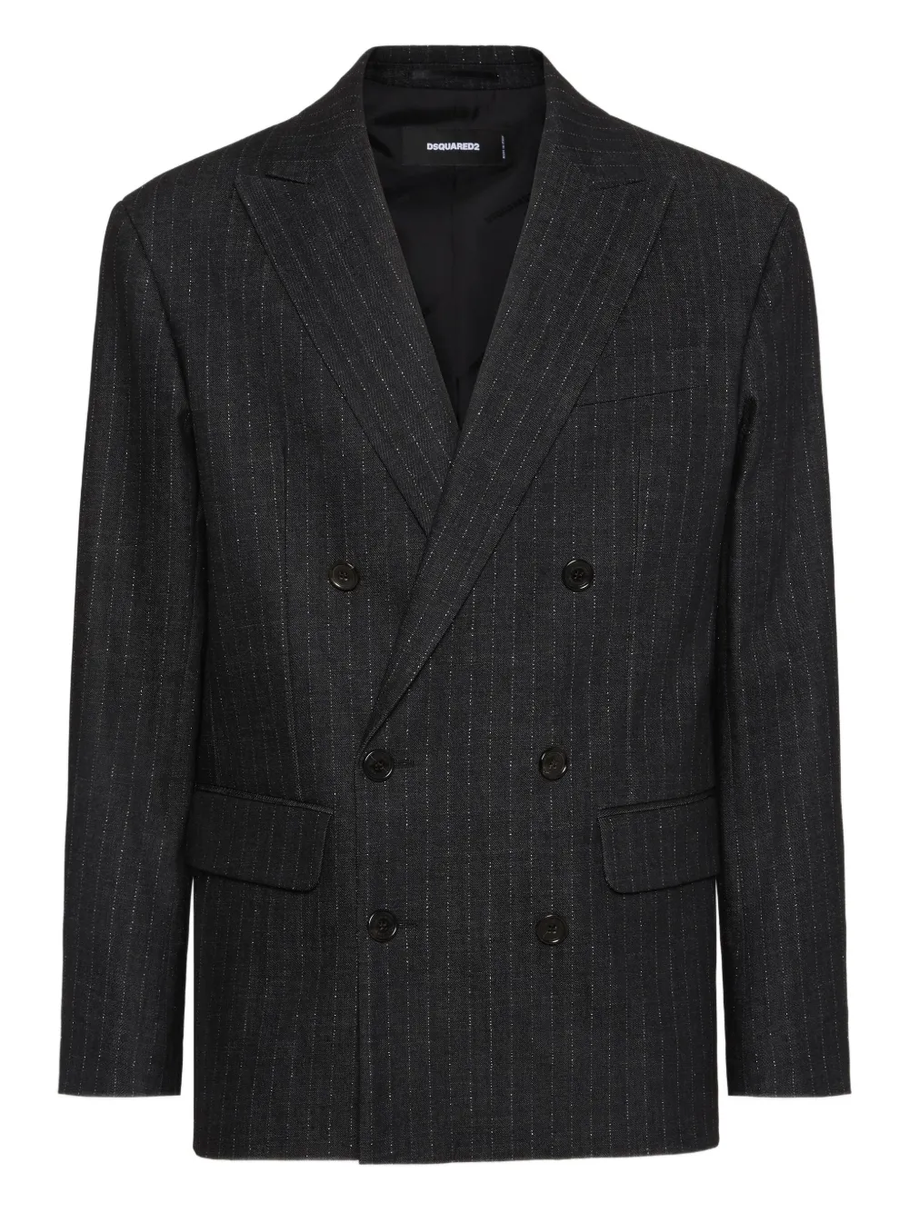 Пиджак в тонкую полоску DSQUARED2, черный
Пиджак в тонкую полоску DSQUARED2, черный