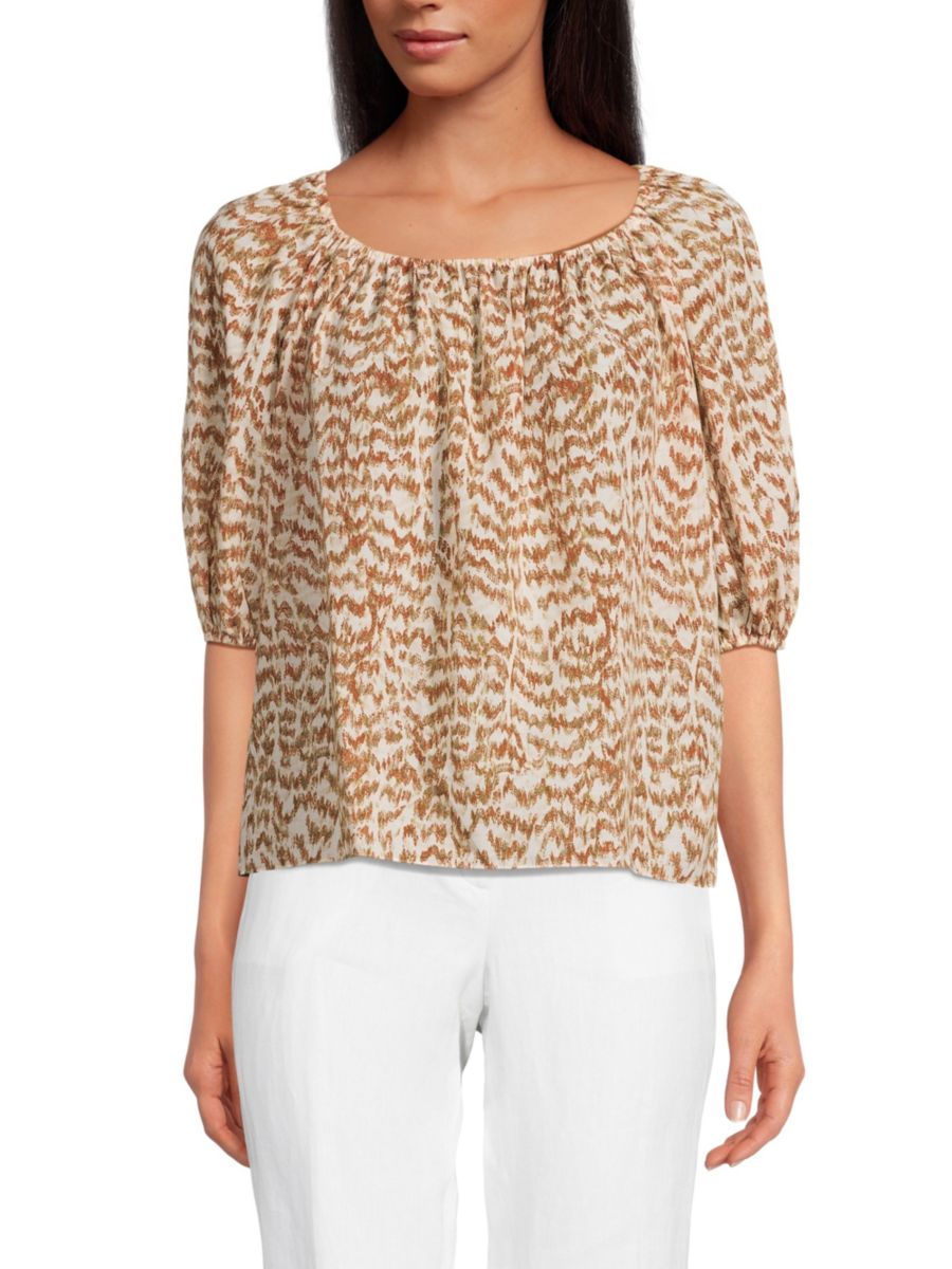 Топ с круглым вырезом и завязкой Theory, цвет Red Multi
Топ с круглым вырезом и завязкой Theory, цвет Red Multi