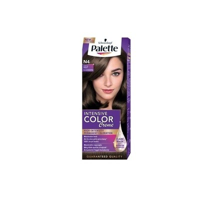 N4 Светло-коричневый перманентный цвет волос, Palette Intensive Color Creme
N4 Светло-коричневый перманентный цвет волос, Palette Intensive Color Creme