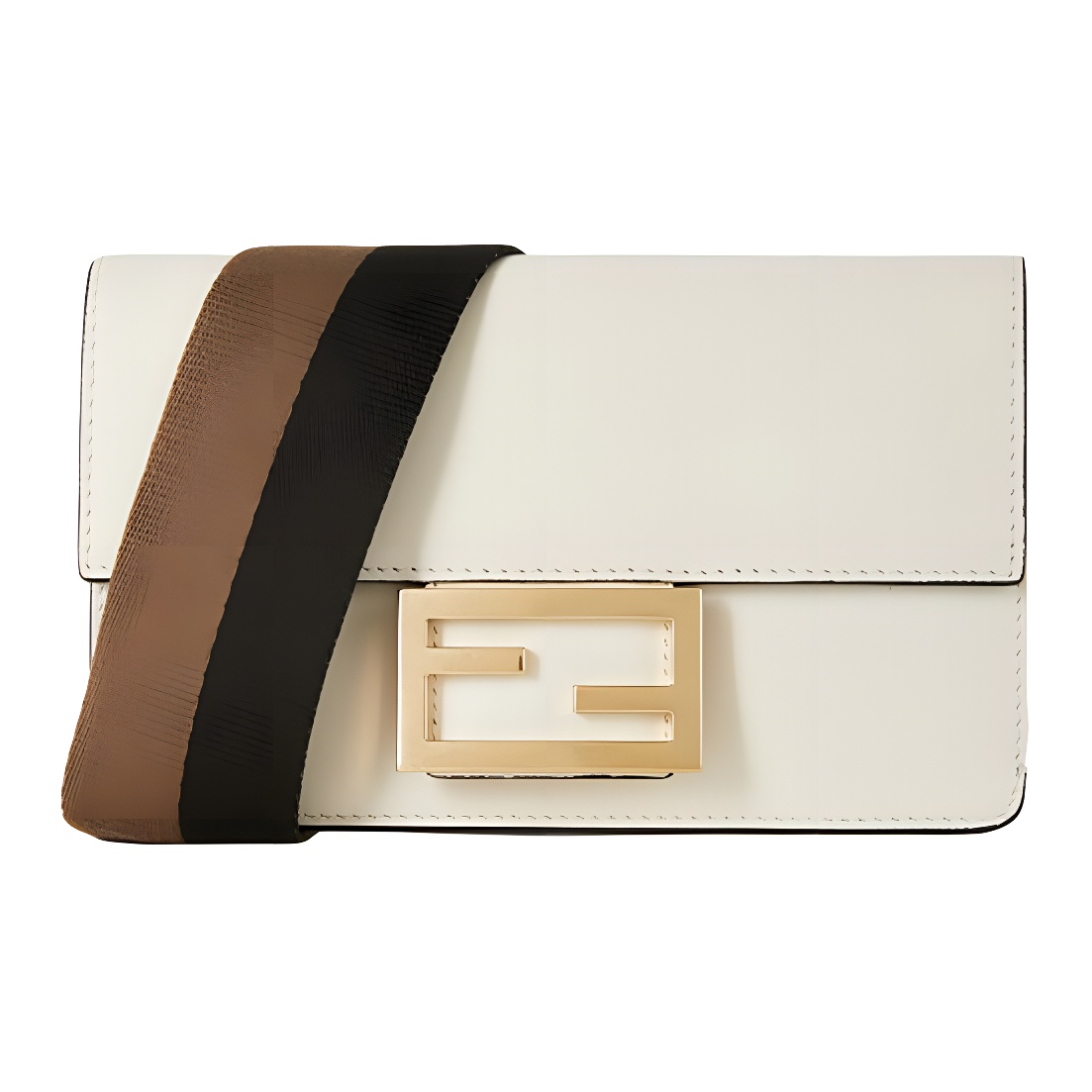 Сумка-багет из кожи, миниатюрная через плечо женская белая FENDI
Сумка-багет из кожи, миниатюрная через плечо женская белая FENDI