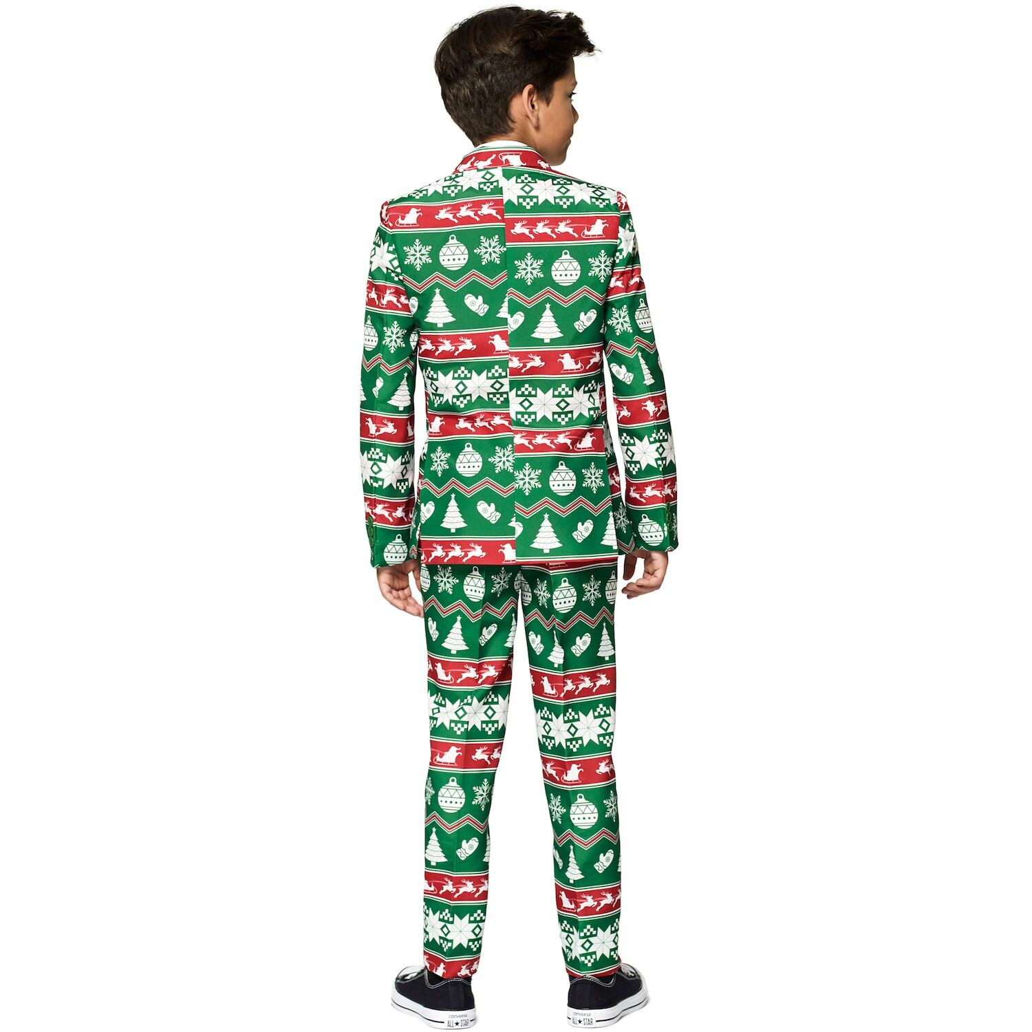 Зеленый рождественский костюм в скандинавском стиле для мальчиков 4–16 лет. Suitmeister
Зеленый рождественский костюм в скандинавском стиле для мальчиков 4–16 лет. Suitmeister