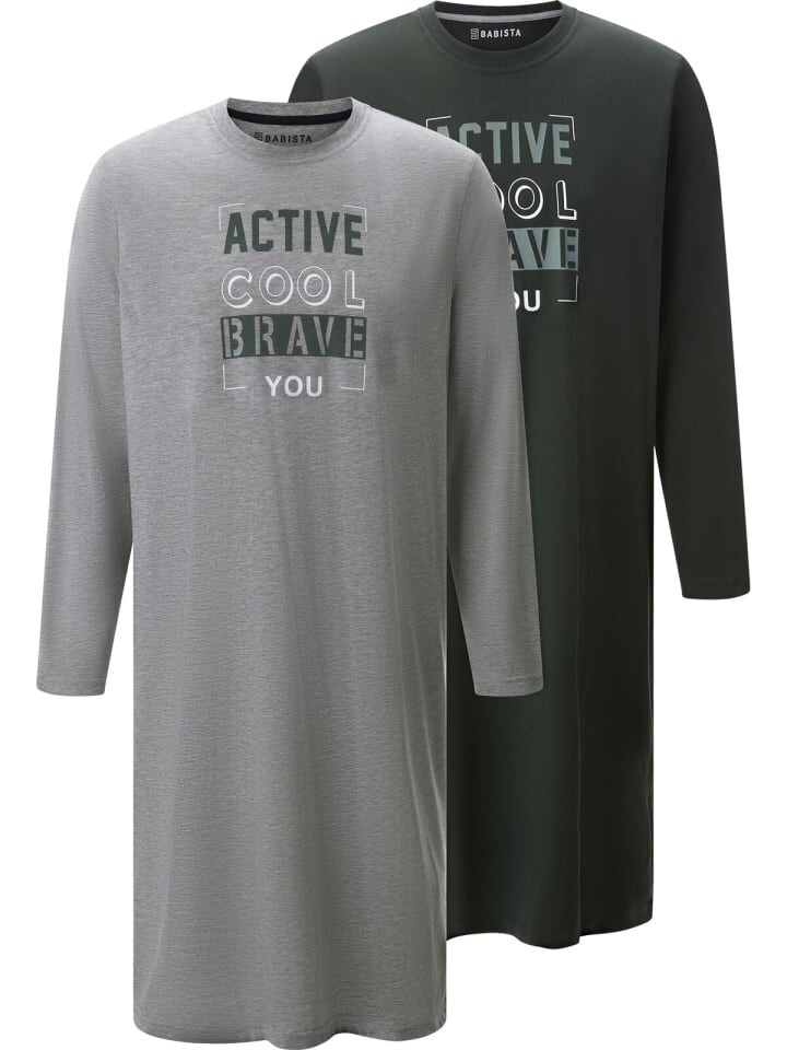 Ночная рубашка BABISTA Doppelpack STILARONI, серый
Ночная рубашка BABISTA Doppelpack STILARONI, серый