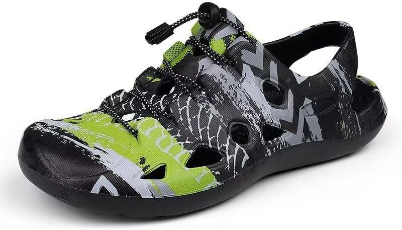 Мужские легкие спортивные сандалии с закрытым носком для лета, прогулок на пляже и на улице Zonkacen, зеленый
Мужские легкие спортивные сандалии с закрытым носком для лета, прогулок на пляже и на улице Zonkacen, зеленый