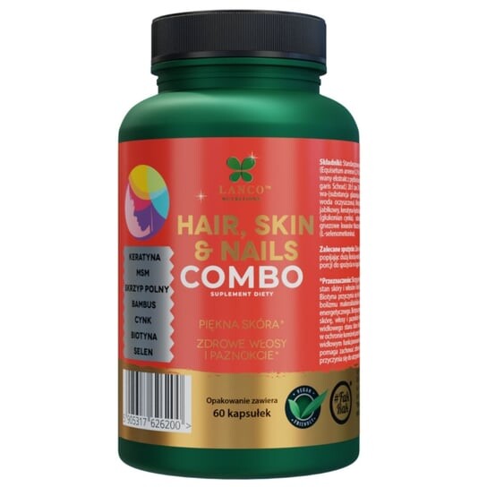 Hair Skin & Nails Combo - Для волос, кожи и ногтей. Lanco Nutrition
Hair Skin & Nails Combo - Для волос, кожи и ногтей. Lanco Nutrition