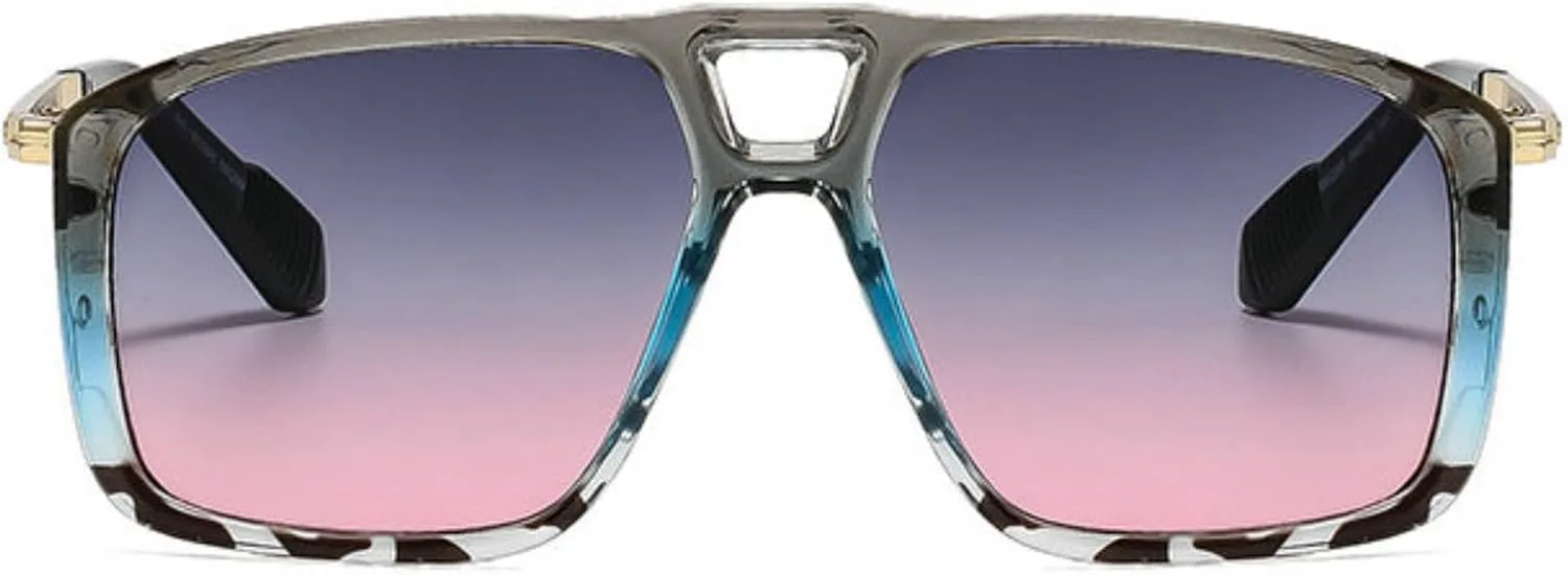 Солнцезащитные очки COTIA Square Double Bridge для женщин и мужчин, модные очки-пилот, классические ретро-очки в стиле 90-х, стильные и оригинальные, Grey Leopard
Солнцезащитные очки COTIA Square Double Bridge для женщин и мужчин, модные очки-пилот, классические ретро-очки в стиле 90-х, стильные и оригинальные, Grey Leopard