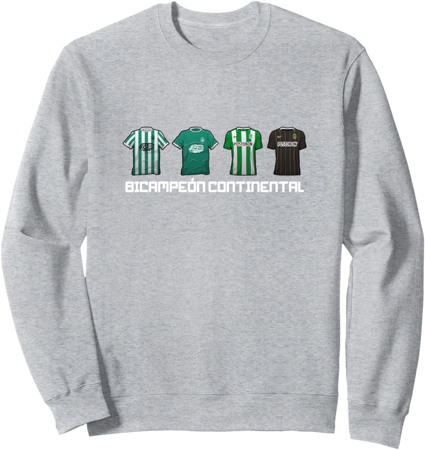 Толстовка из ограниченной коллекции Atletico Nacional de Medellin Bicampeon National Atletico, серый
Толстовка из ограниченной коллекции Atletico Nacional de Medellin Bicampeon National Atletico, серый