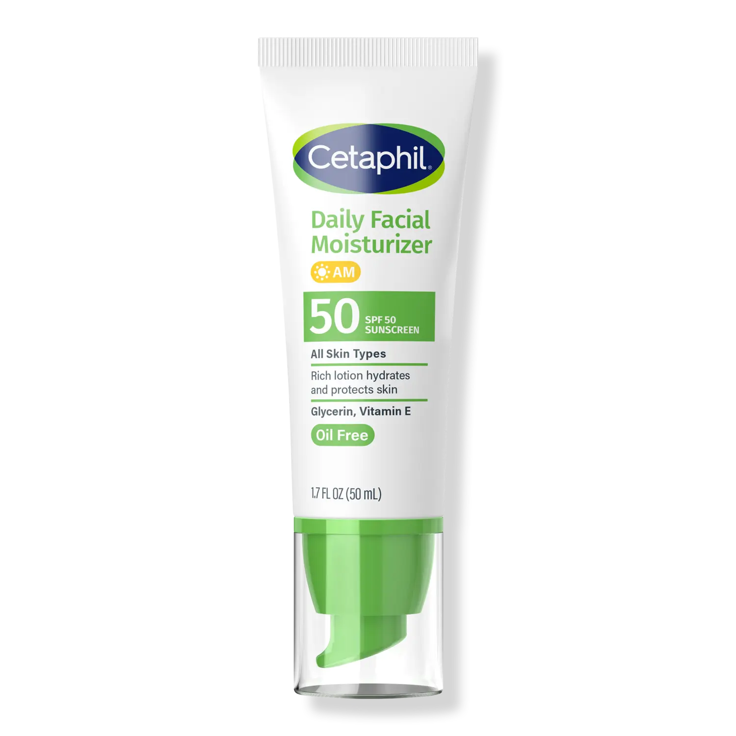 Дневной увлажняющий крем с SPF50 для защиты от UVA/UVB-лучей Cetaphil
Дневной увлажняющий крем с SPF50 для защиты от UVA/UVB-лучей Cetaphil