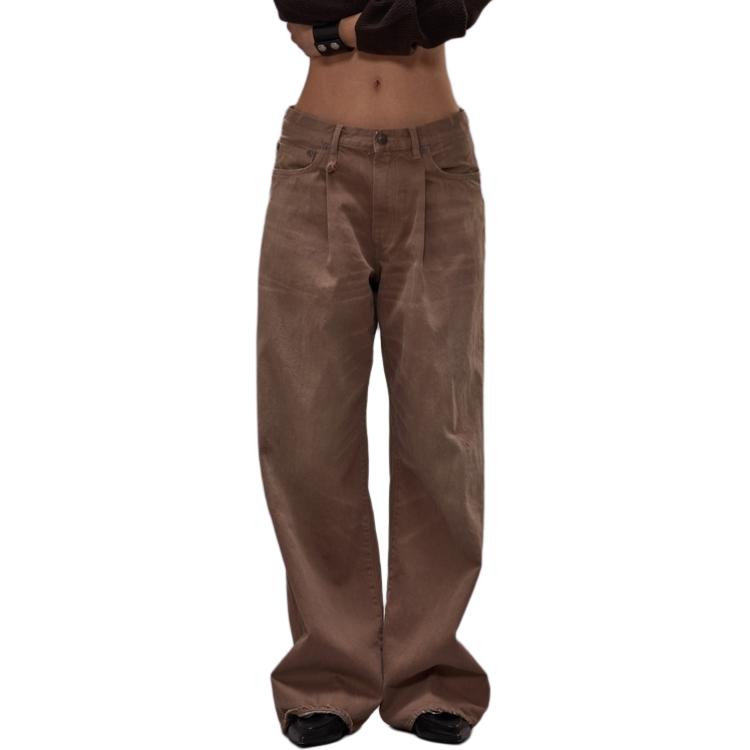 Джинсы Damon с защипами R13, коричневый
Джинсы Damon с защипами R13, коричневый