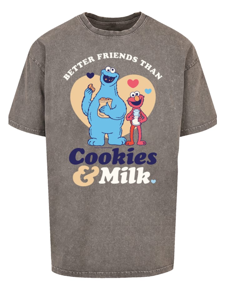 Футболка F4NT4STIC Oversize T-Shirt Sesamstraße Cookies & Milk, серый
Футболка F4NT4STIC Oversize T-Shirt Sesamstraße Cookies & Milk, серый