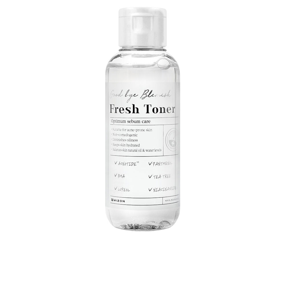 Тоник для лица Good bye blemish fresh toner Mizon, 120 мл
Тоник для лица Good bye blemish fresh toner Mizon, 120 мл