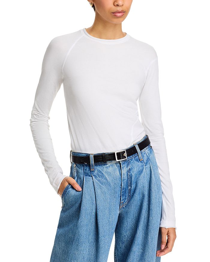 Длинный рукав, топ с вставками Helmut Lang, белый
Длинный рукав, топ с вставками Helmut Lang, белый