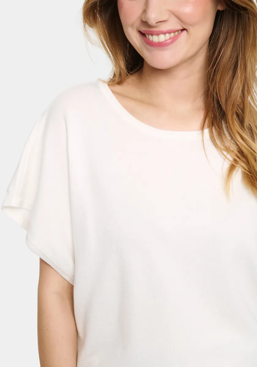 Вязаный свитер Saint Tropez "MilaSZ R-N SS Pullover", цвет Ice 
Вязаный свитер Saint Tropez "MilaSZ R-N SS Pullover", цвет Ice