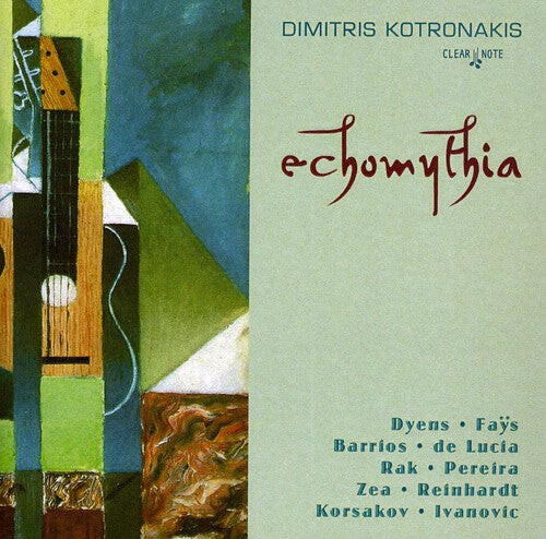 CD диск Mangore / Dyens / Dimitris Kotronakis: Echomythia 
CD диск Mangore / Dyens / Dimitris Kotronakis: Echomythia