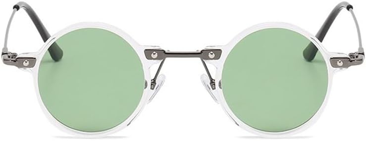 Маленькие круглые солнцезащитные очки для мужчин и женщин, винтажные панк-очки в круглой оправе с металлическим каркасом в стиле хиппи, линзы UV400 Sunniluku, Transparent Green
Маленькие круглые солнцезащитные очки для мужчин и женщин, винтажные панк-очки в круглой оправе с металлическим каркасом в стиле хиппи, линзы UV400 Sunniluku, Transparent Green