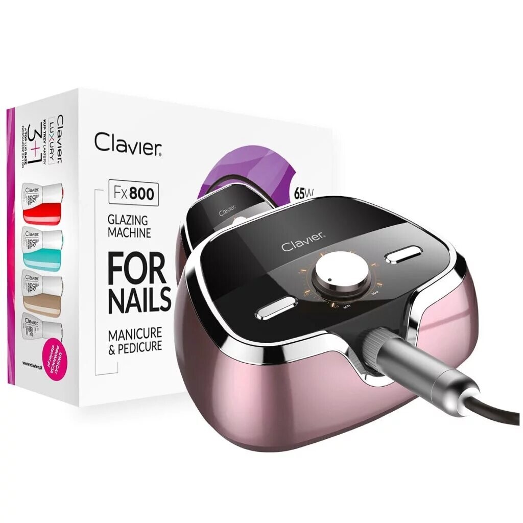 Фрезер для маникюра Clavier FX 800 - 65Вт 35000 об/мин, розовый
Фрезер для маникюра Clavier FX 800 - 65Вт 35000 об/мин, розовый