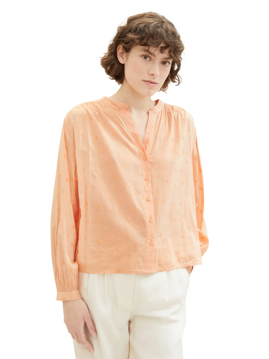 TOM TAILOR блузка с длинными рукавами и вышивкой по всей поверхности, цвет Peach Tonal Embroidery
TOM TAILOR блузка с длинными рукавами и вышивкой по всей поверхности, цвет Peach Tonal Embroidery