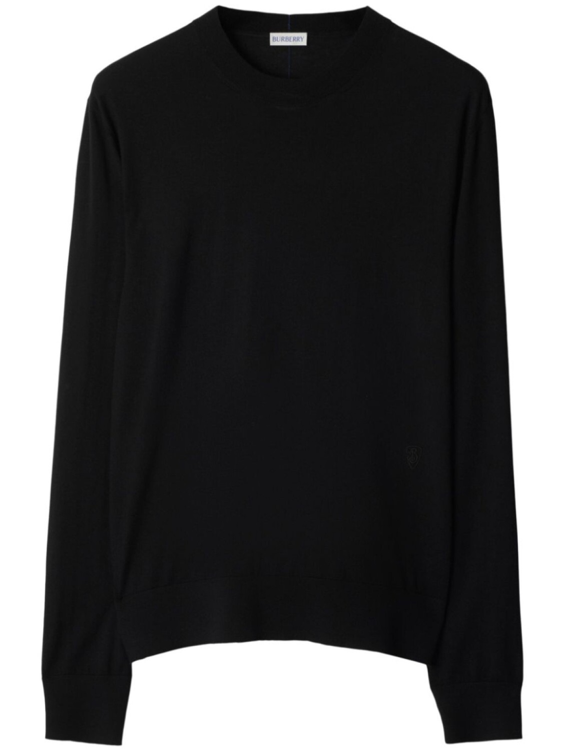 Шерстяной свитер Burberry, черный
Шерстяной свитер Burberry, черный
