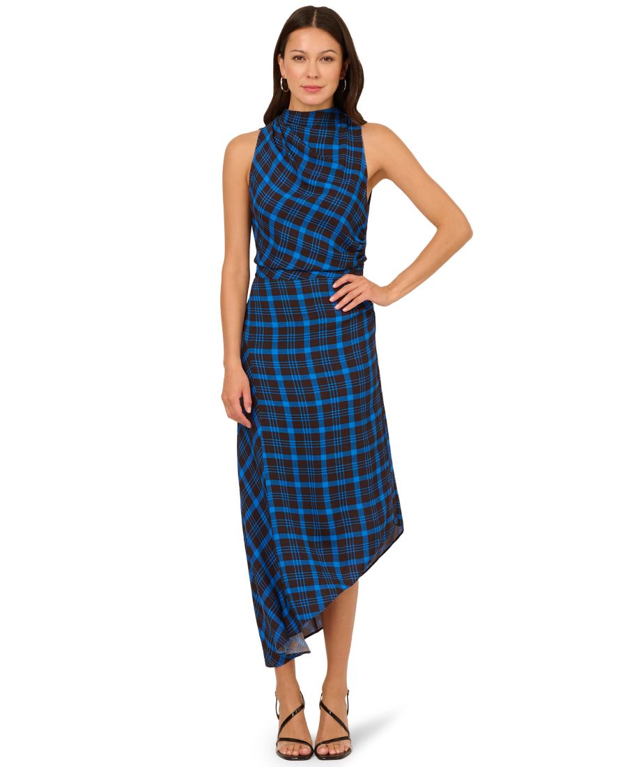 Женское миди-платье без рукавов с воротником-хомутом Adrianna, Blue
Женское миди-платье без рукавов с воротником-хомутом Adrianna, Blue