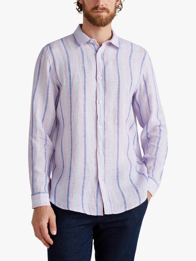 Льняная рубашка Regular Fit в полоску Benetton, Multi
Льняная рубашка Regular Fit в полоску Benetton, Multi