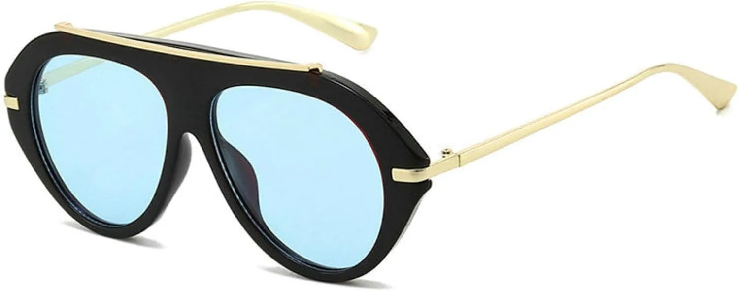 Солнцезащитные очки Willochra Oversized Oval Pilot для женщин и мужчин в стиле 70-х, большие, роскошные, ретро, черные, с защитой от УФ-излучения UV400, C3
Солнцезащитные очки Willochra Oversized Oval Pilot для женщин и мужчин в стиле 70-х, большие, роскошные, ретро, черные, с защитой от УФ-излучения UV400, C3