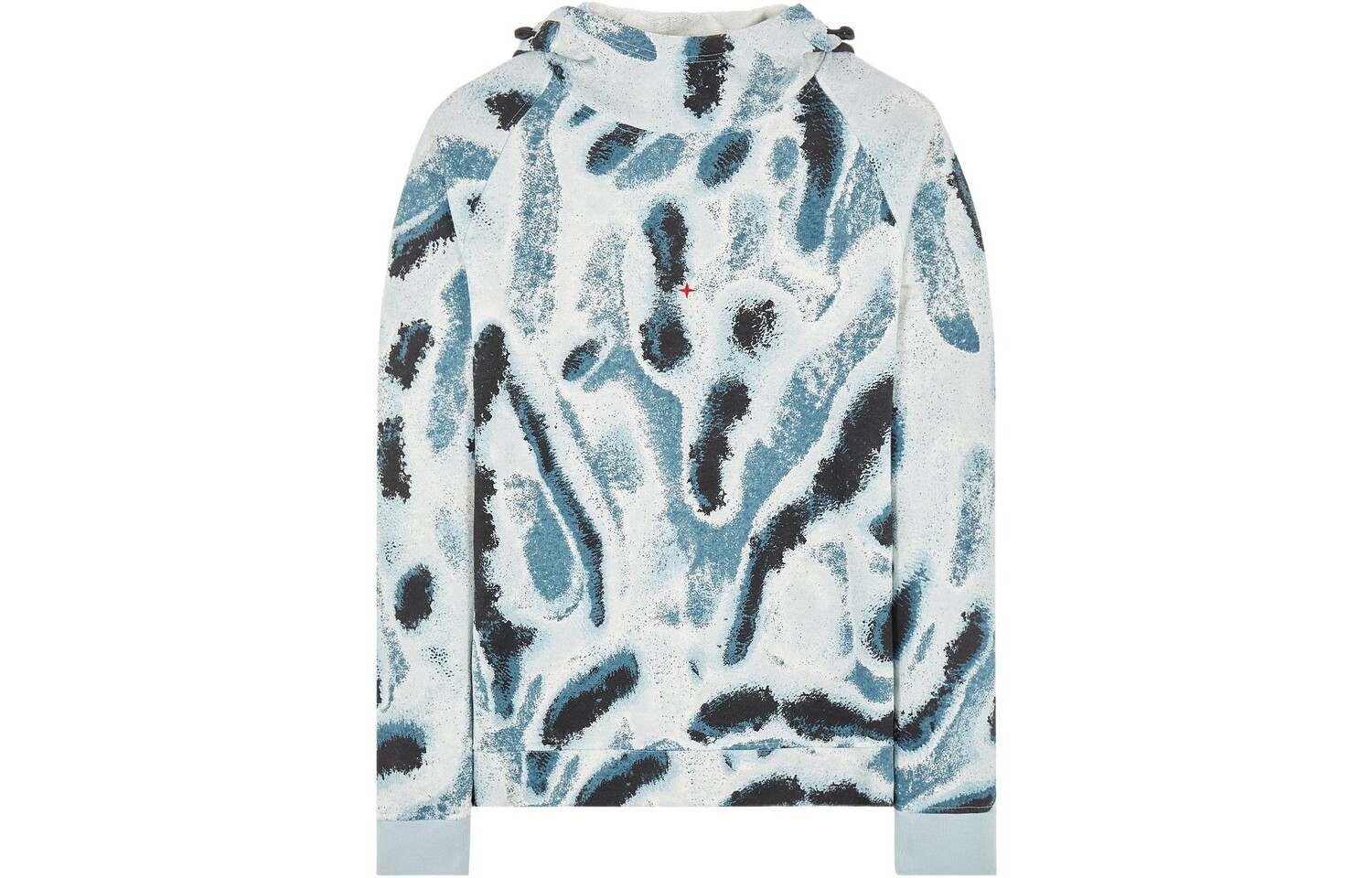 SS23 Marina Толстовка мужская камуфляжная синяя Stone Island, синий 
SS23 Marina Толстовка мужская камуфляжная синяя Stone Island, синий