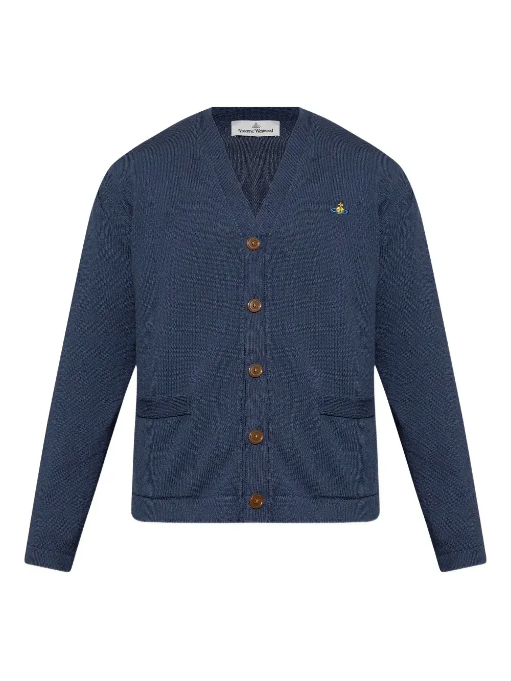 Кардиган с декором Orb Vivienne Westwood, синий
Кардиган с декором Orb Vivienne Westwood, синий