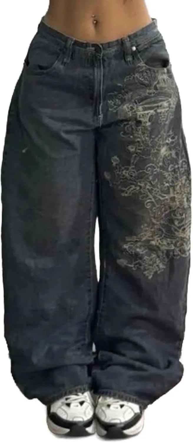 Женские джинсы baggy wide leg в стиле y2k
Женские джинсы baggy wide leg в стиле y2k