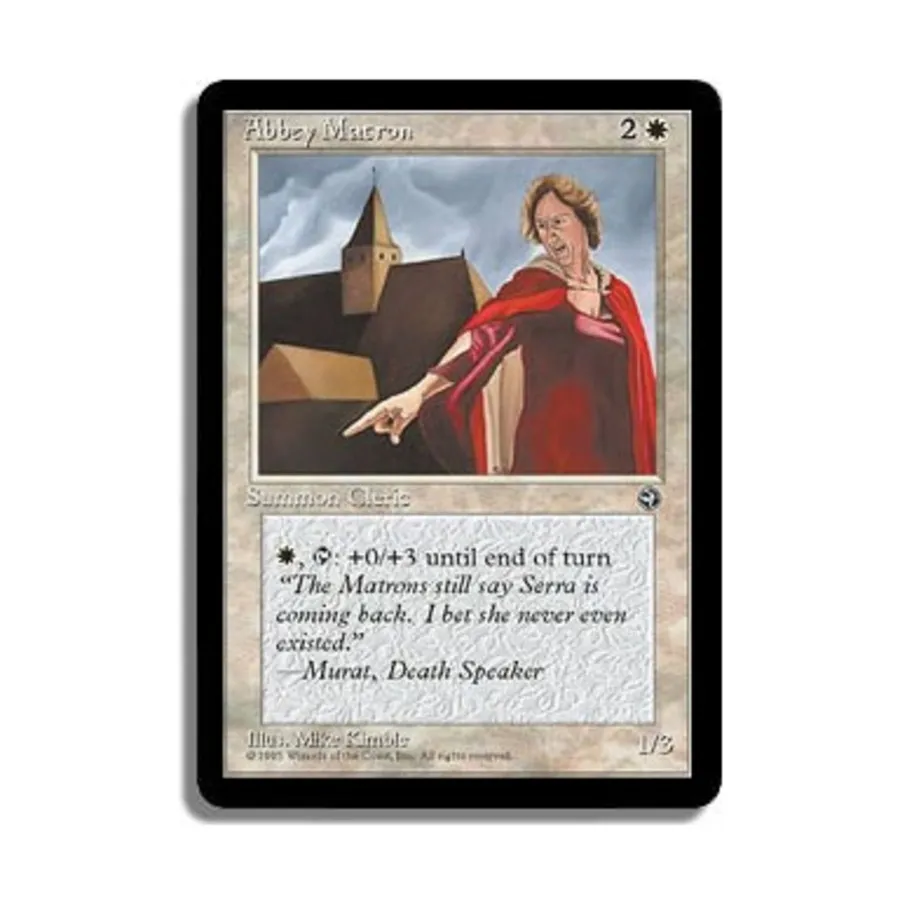 CCG Аббатская Матрона - Вер. 2 (С), MTG - Homelands 
CCG Аббатская Матрона - Вер. 2 (С), MTG - Homelands