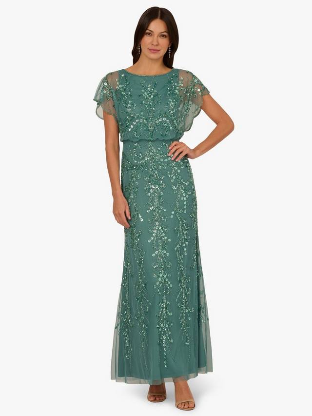 Макси-платье-блузон из бисера Adrianna Papell, цвет Green Slate
Макси-платье-блузон из бисера Adrianna Papell, цвет Green Slate