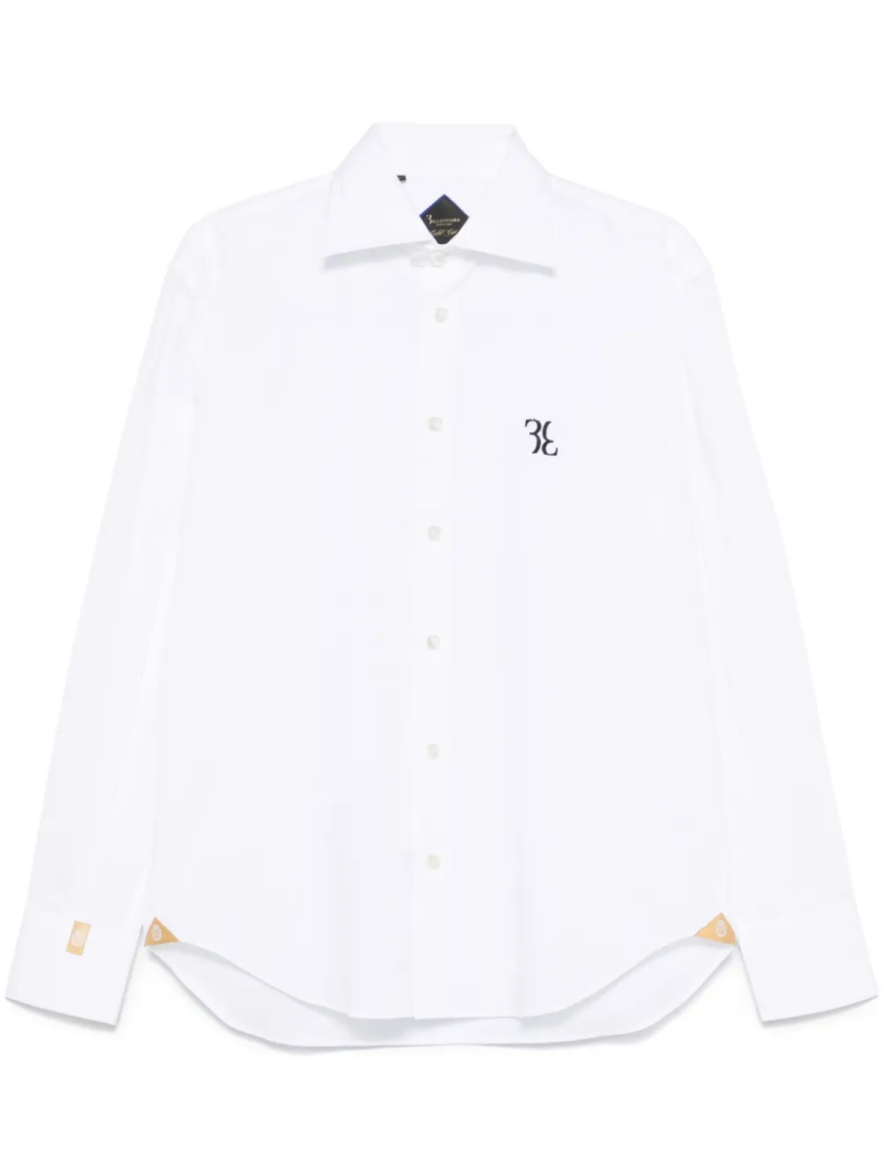 Billionaire рубашка с вышитым логотипом, белый
Billionaire рубашка с вышитым логотипом, белый