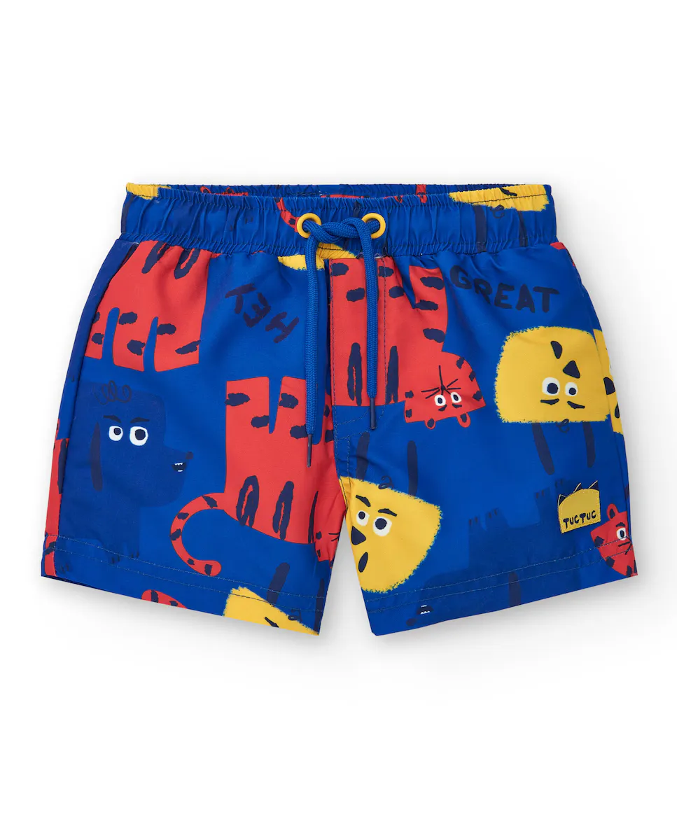 Купальник для мальчиков с анималистичным принтом и регулируемой талией Tuc tuc, синий
Купальник для мальчиков с анималистичным принтом и регулируемой талией Tuc tuc, синий