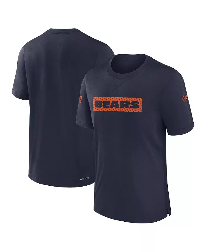 Мужская синяя футболка Chicago Bears Sideline Player Performance Nike
Мужская синяя футболка Chicago Bears Sideline Player Performance Nike