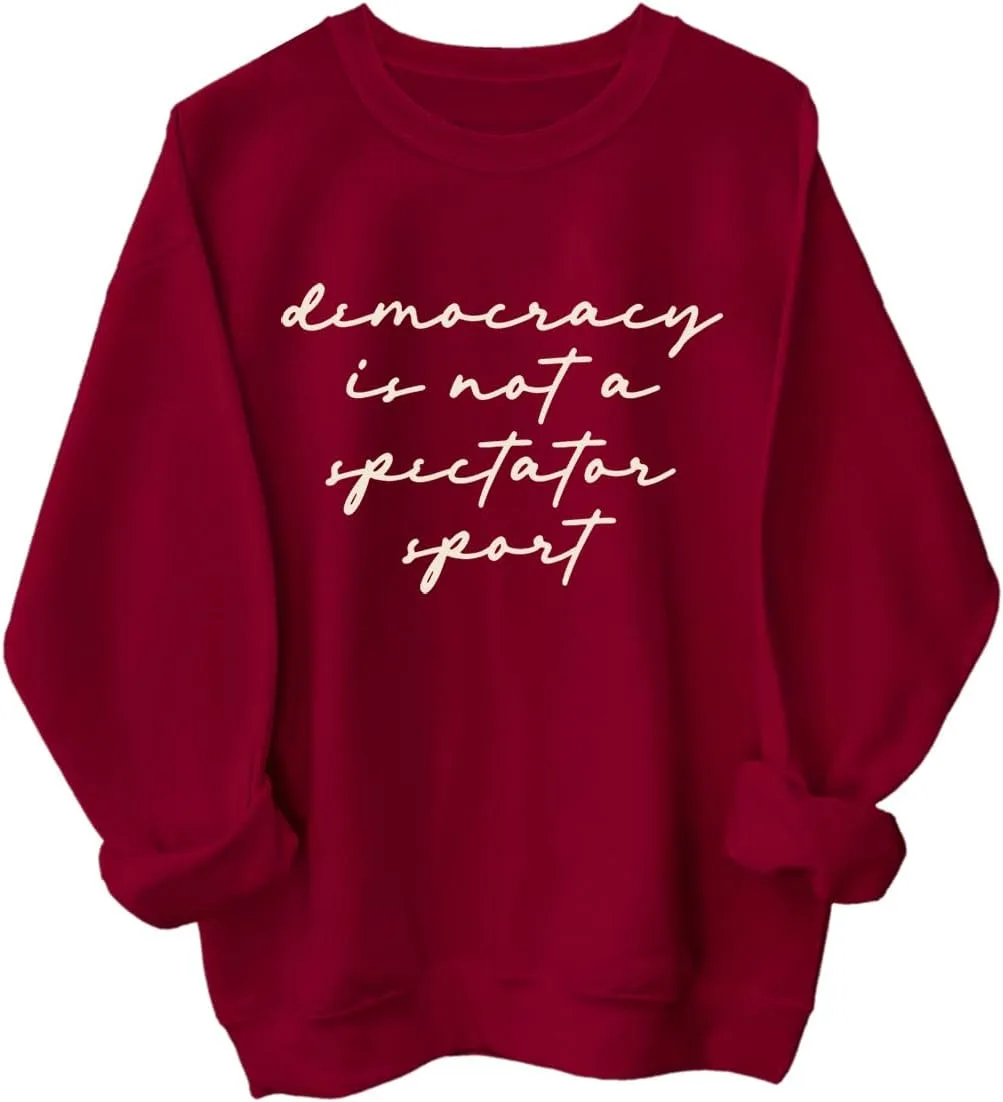 Толстовка с капюшоном Democracy Is Not A Spectator Sport Racsea
Толстовка с капюшоном Democracy Is Not A Spectator Sport Racsea