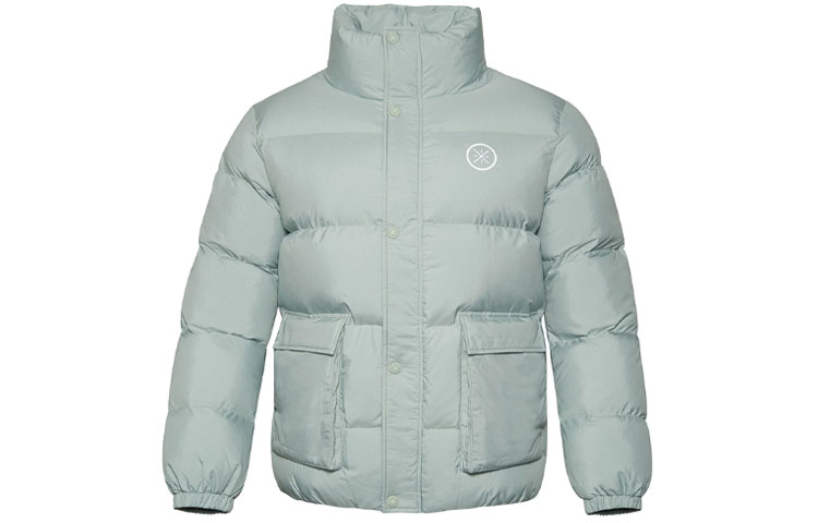 Пуховик LiNing Puffer мужской водянисто-серый зеленый
Пуховик LiNing Puffer мужской водянисто-серый зеленый