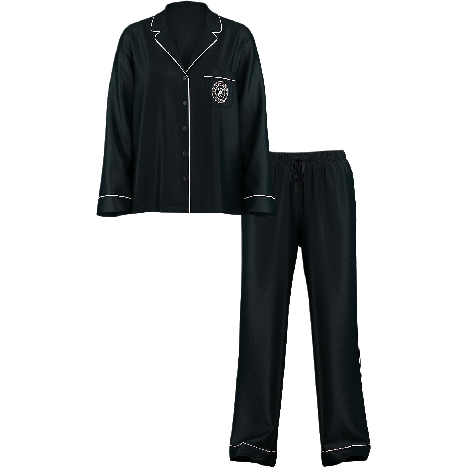 Пижамный комплект для женщин Victoria's Secret, черный
Пижамный комплект для женщин Victoria's Secret, черный