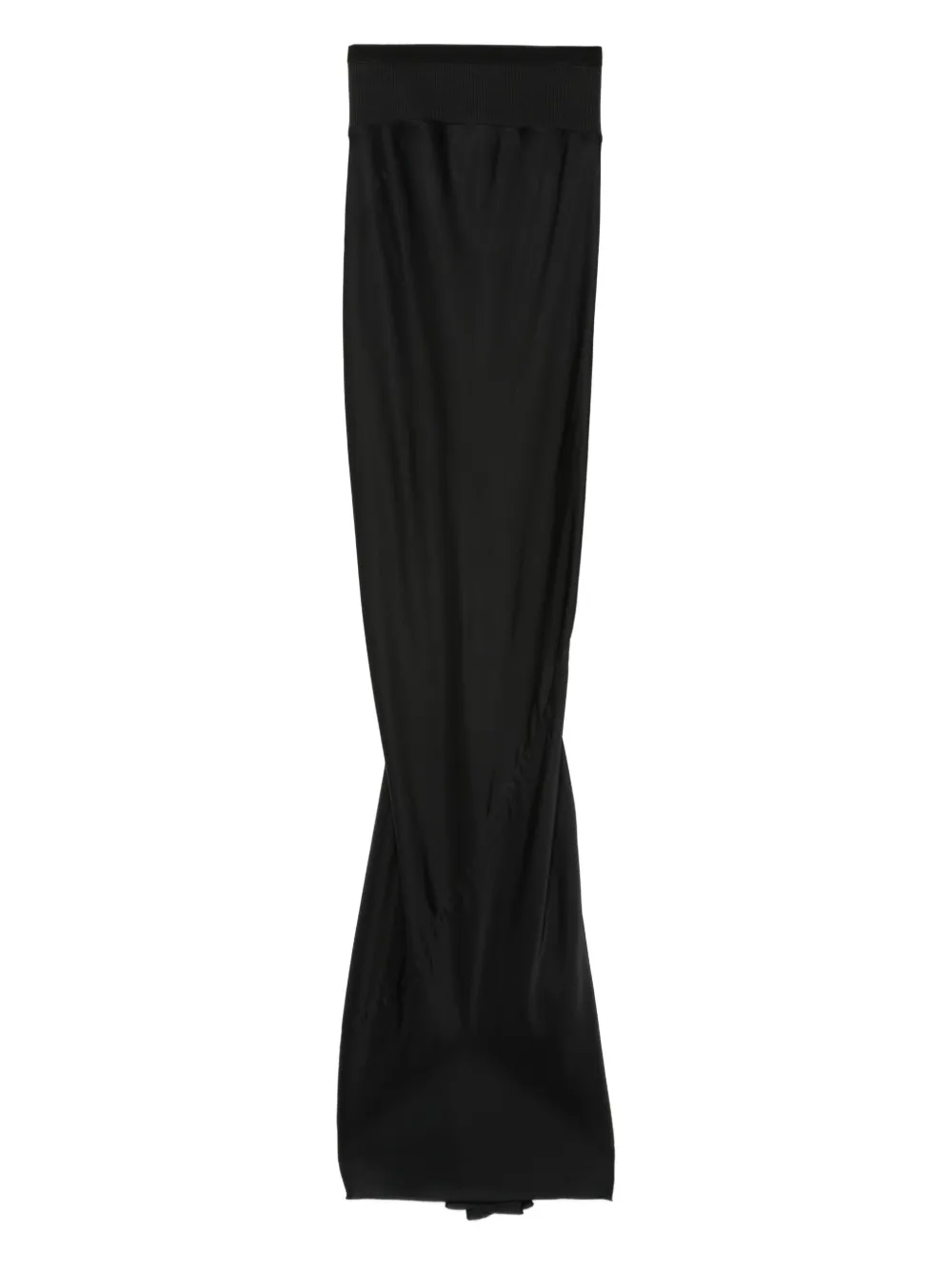 Юбка с драпировкой в рубчик Rick Owens, черный
Юбка с драпировкой в рубчик Rick Owens, черный