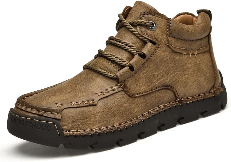 Мужские ботинки Чака с ручной прошивкой, повседневная обувь, зимние шнурованные модные лоферы, удобные кожаные походные теплые снежные ботинки Elshtide, хаки
Мужские ботинки Чака с ручной прошивкой, повседневная обувь, зимние шнурованные модные лоферы, удобные кожаные походные теплые снежные ботинки Elshtide, хаки